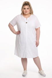 ITALIA MODA  viscose geborduurde jurk/in meerdere kleuren