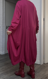 Moonshine katoen A-lijn jurk stretch/in meerdere kleuren