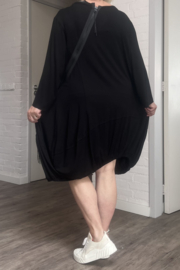 Vincenzo Allocca oversized viscose  A-lijn jurk/tuniek apart stretch