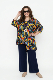 AKH  viscose A-lijn tuniek/top stretch