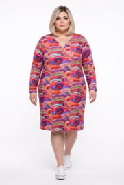 Ophilia premium kwaliteit katoen jurk  stretch