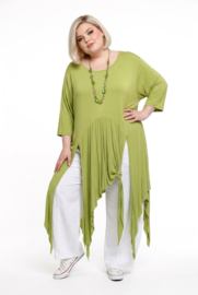 Moonshine viscose tricot A-lijn tuniek stretch apart /in meerdere kleuren