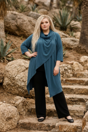ITALIA  oversized katoen jersey tricot vest/blazer  stretch/in meerdere kleuren