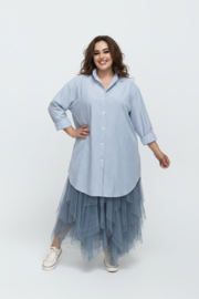 ITALIA oversized viscose blouse/hemd