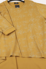 AKH oversized jersey viscose A-lijn tuniek apart stretch /in meerdere kleuren