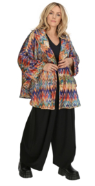 AKH winter oversized blazer/vest van zachte pluche kwaliteit apart stretch