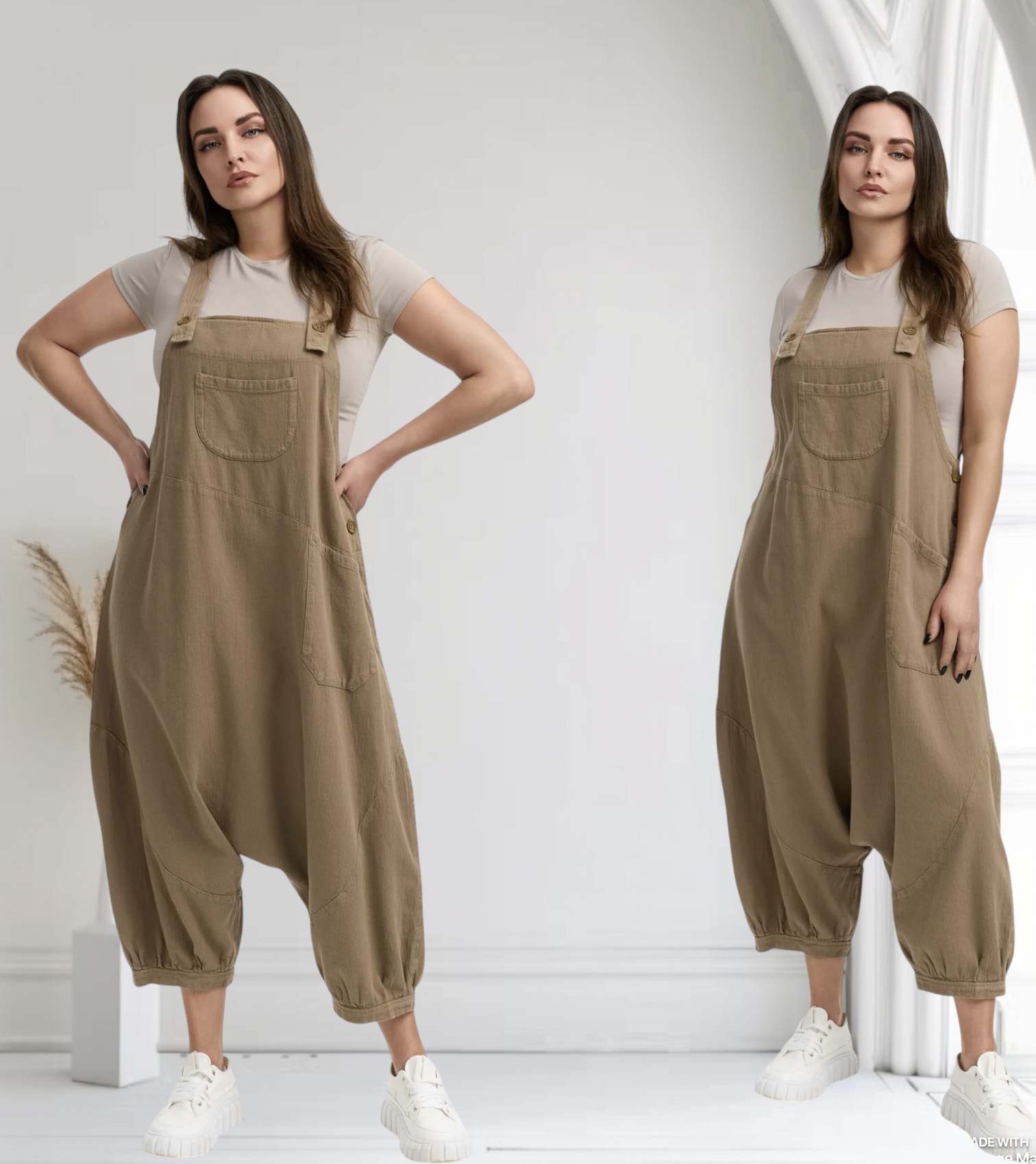 KEKOO design katoen overall