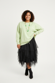 ITALIA  oversized  viscose top apart stretch/in meerdere kleuren