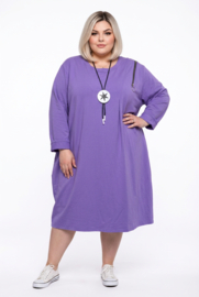 ITALIA MODA  oversized katoen jurk met zakken /stretch/in meerdere kleuren