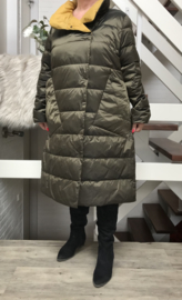ITALIA dubbelzijdig gewatteerde winter jas/mantel