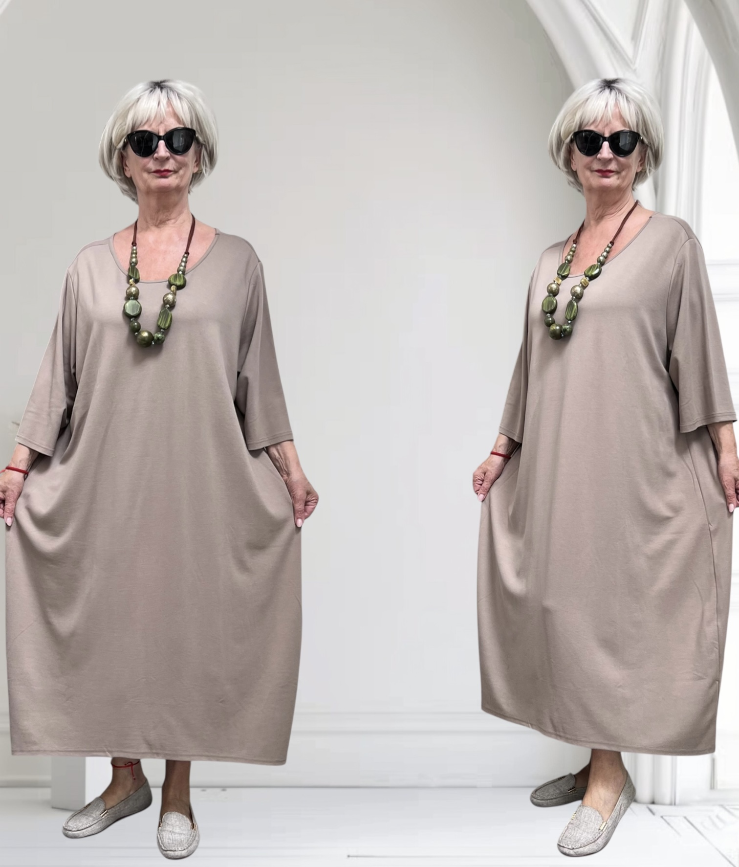 KEKOO design viscose  jurk stretch