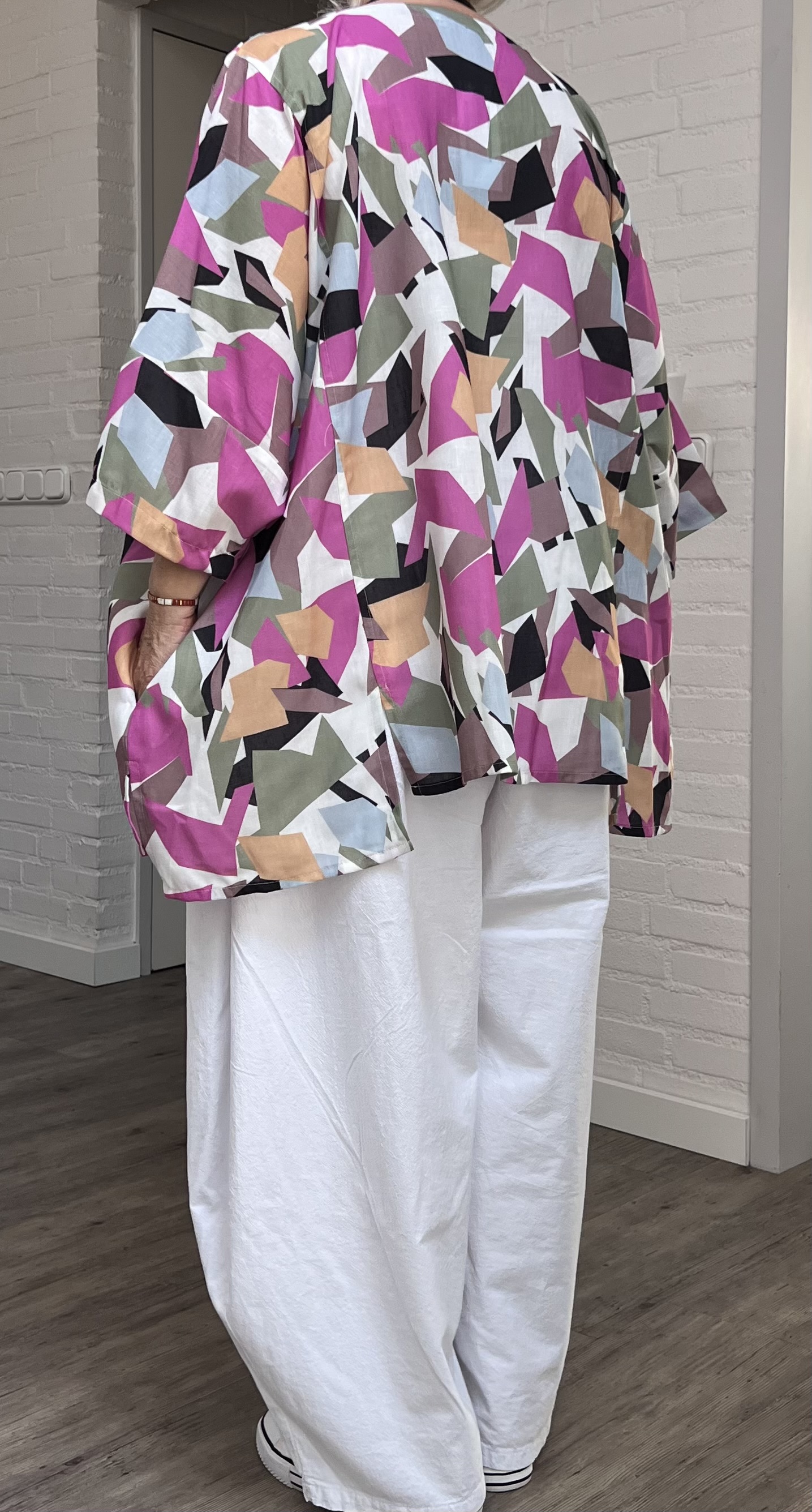SINNE design.. A- lijn linnen/katoen top/tuniek
