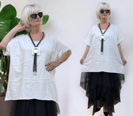 ITALIA jersey katoen tuniek stretch apart