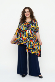 AKH  viscose A-lijn tuniek/top stretch