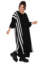 AKH oversized gebreide  tuniek/jurk  apart stretch
