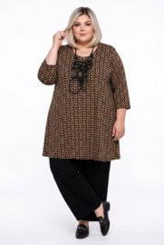 Naveed oversized viscose mix A-lijn tuniek stretch