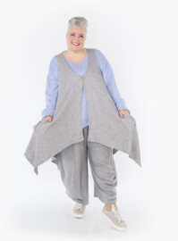 AKH A-lijn mouwloze vest stretch