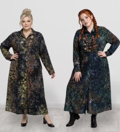 Ophilia viscose A-lijn jurk/hemd/blazer stretch/in meerdere kleuren