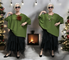 ITALIA MODA  oversized  gebreide top /in meerdere kleuren