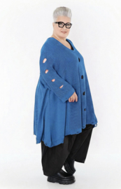 AKH oversized gebreide A-lijn tuniek stretch /in meerdere kleuren