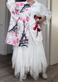 ITALIA oversized viscose blouse/hemd