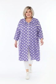 AKH oversized viscose A-lijn blazer/vest