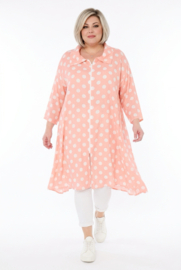 AKH oversized viscose A-lijn blazer/vest