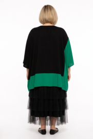 CN-G oversized viscose tuniek zwart