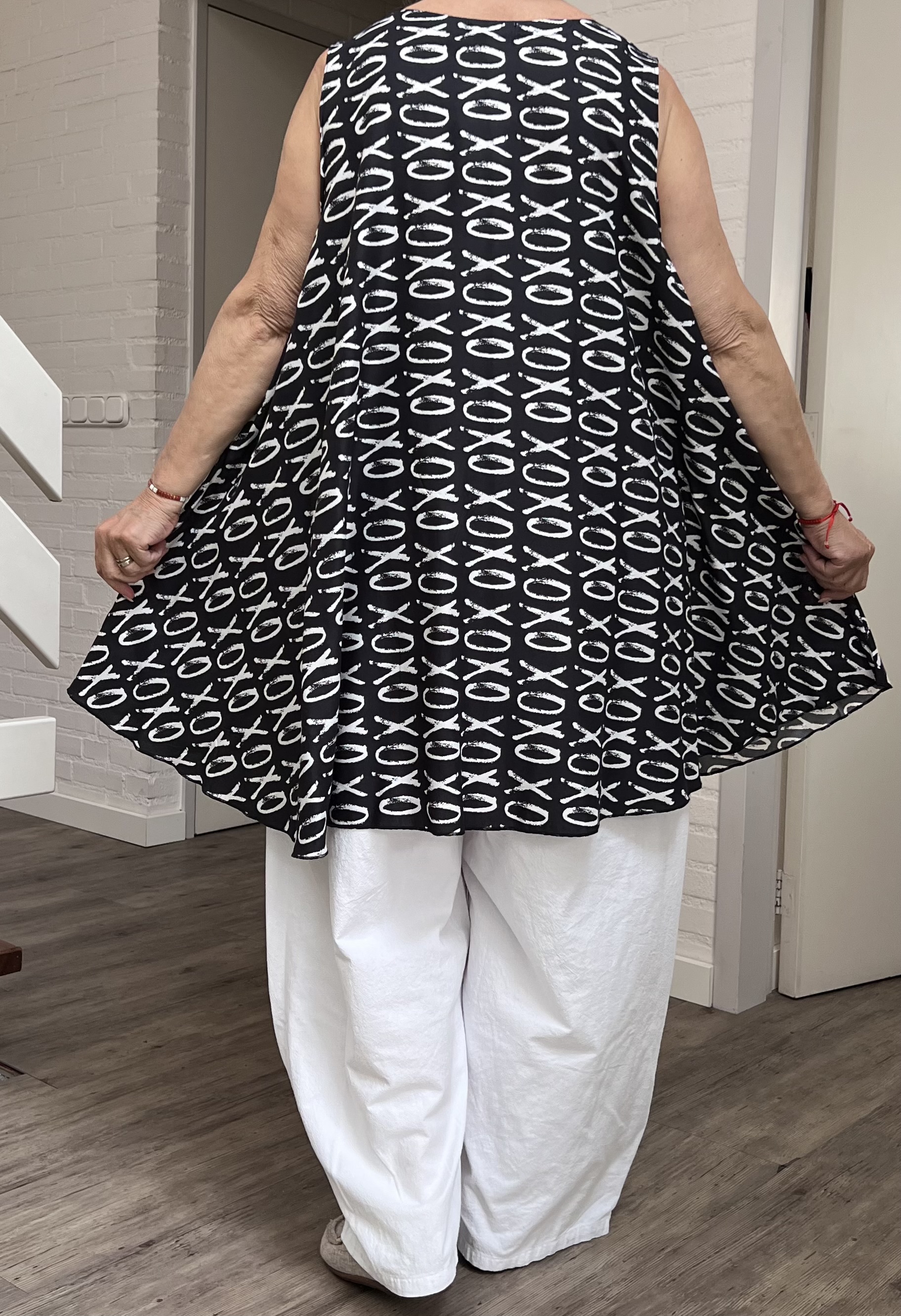 R.A.F.A.Y  viscose  A-lijn tuniek /in meerdere kleuren
