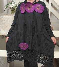 Maxima HM wollen ketting met bloemen 00106