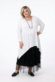 Moonshine oversized viscose A-lijn tuniek stretch