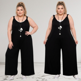 ITALIA MODA viscise jumpsuit zwart