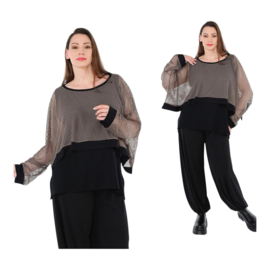 AKH oversized lichtgewicht mesh overtop stretch