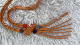 Paris Fashion design jewellery rubber collier