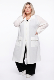 AKH oversized viscose jersey blazer/zomerjas apart/stretch/in meerdere kleuren