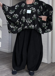 Naveed  oversized viscose punta jersey top