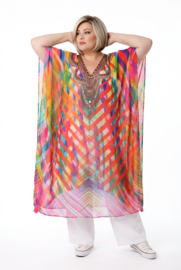 ONE OF A KIND  zomer poncho/tuniek ( extra groot)