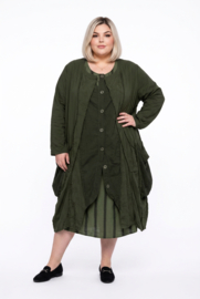 Moonshine katoen A-lijn blazer/jas apart stretch /in meerdere kleuren