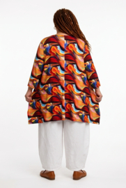 New Jersey viscoseA-lijn tuniek met zakken stretch