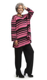 AKH oversized gebreide katoen tuniek/top  apart stretch