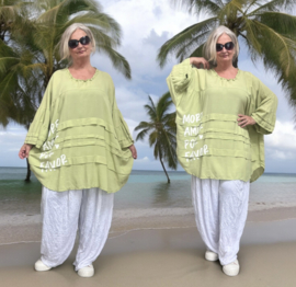 KEKOO design oversized viscose ballon tuniek