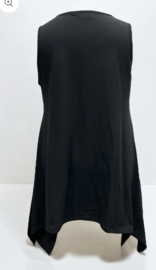 Vincenzo Allocca oversized katoen A-lijn tuniek apart/stretch /zwart/wit