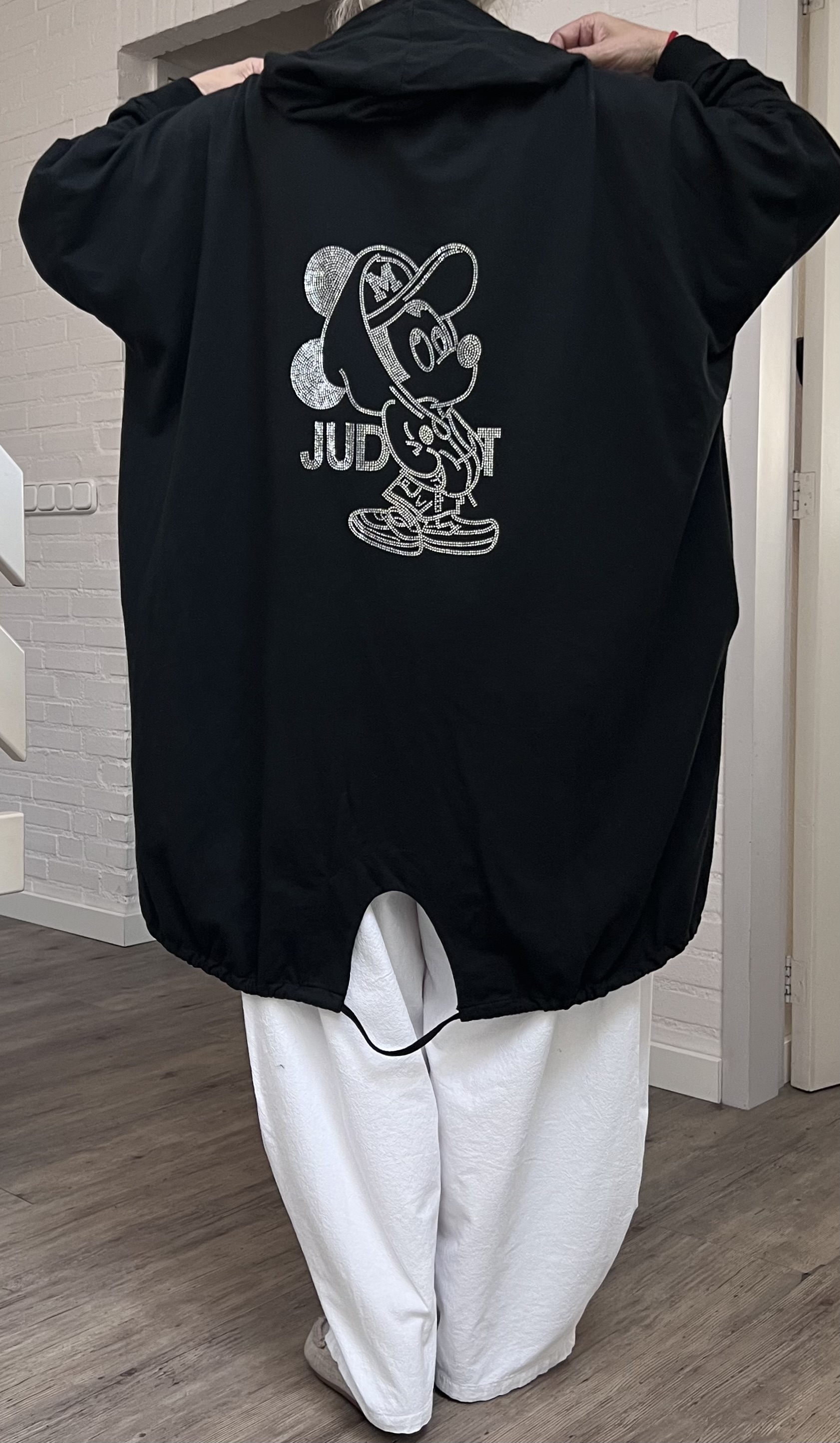 Italia MODA oversized jersey blazer/jas apart stretch /in meerdere kleuren