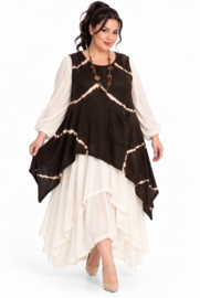 Moonshine de modieuze kleuring oversized  gebreide tuniek/top /in meerdere kleuren