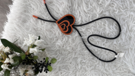 Paris Fashion design jewellery rubber collier