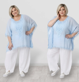 ITALIA MODA oversized katoen  tuniek/poncho