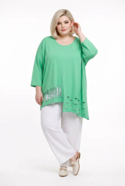 Moonshine katoen tricot A-lijn tuniek stretch apart
