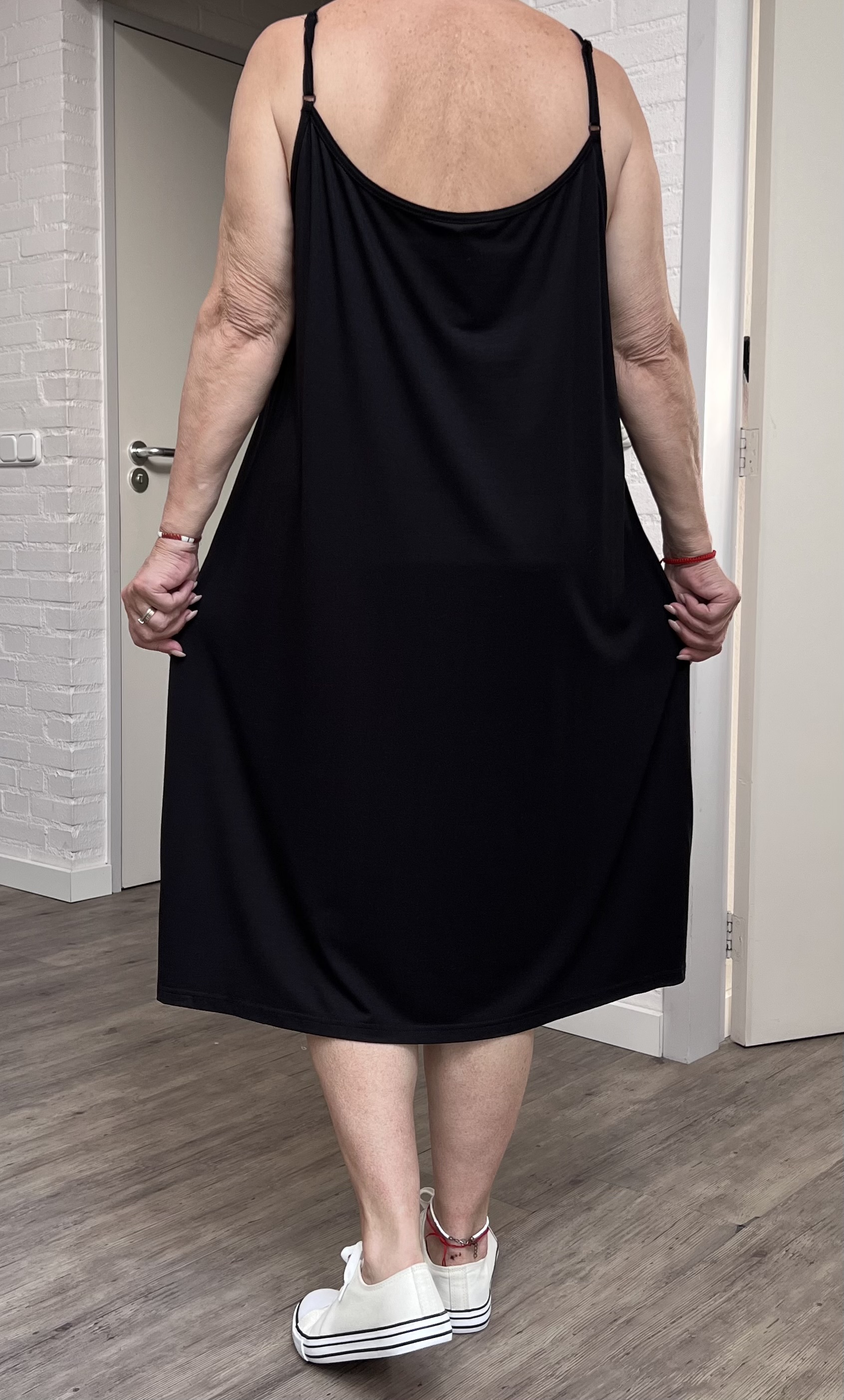 Ophilia viscose A-lijn jurk/tuniek  stretch