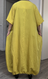 Zedd Plus oversized viscose jurk met zakken apart