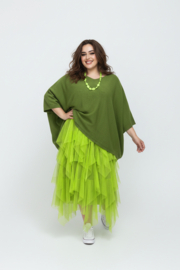 ITALIA oversized viscose mix gebreide top/in meerdere kleuren